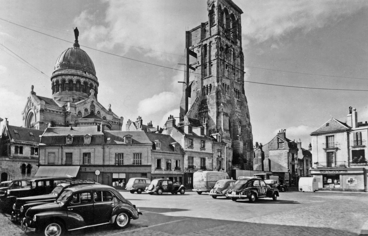 Tours, Frankrig: basilikaen St Martin, postkort, ca. 1960 af Unknown photographer