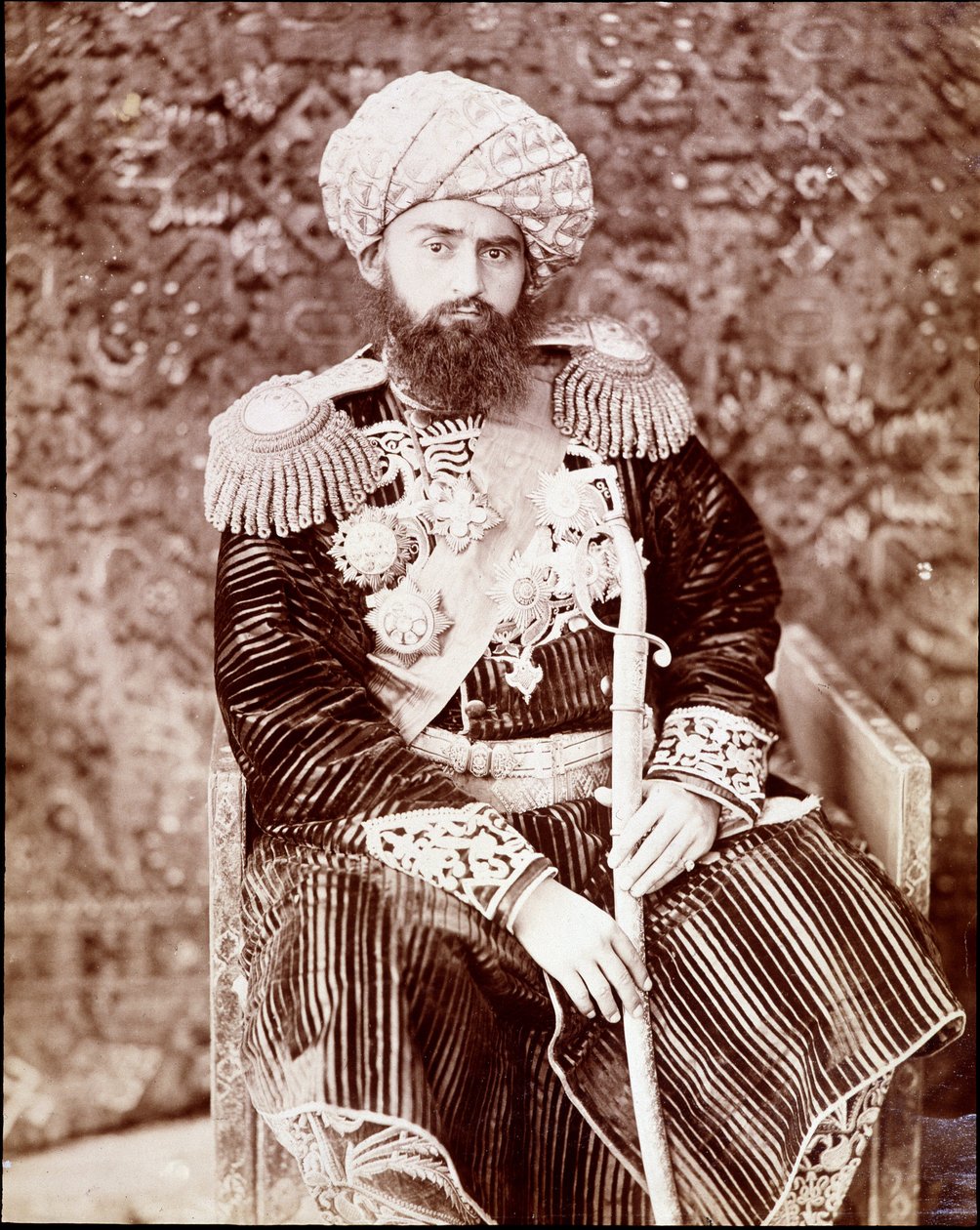 Turkestan - Emiren af Bukhura - A.D. 1890. af Unknown photographer