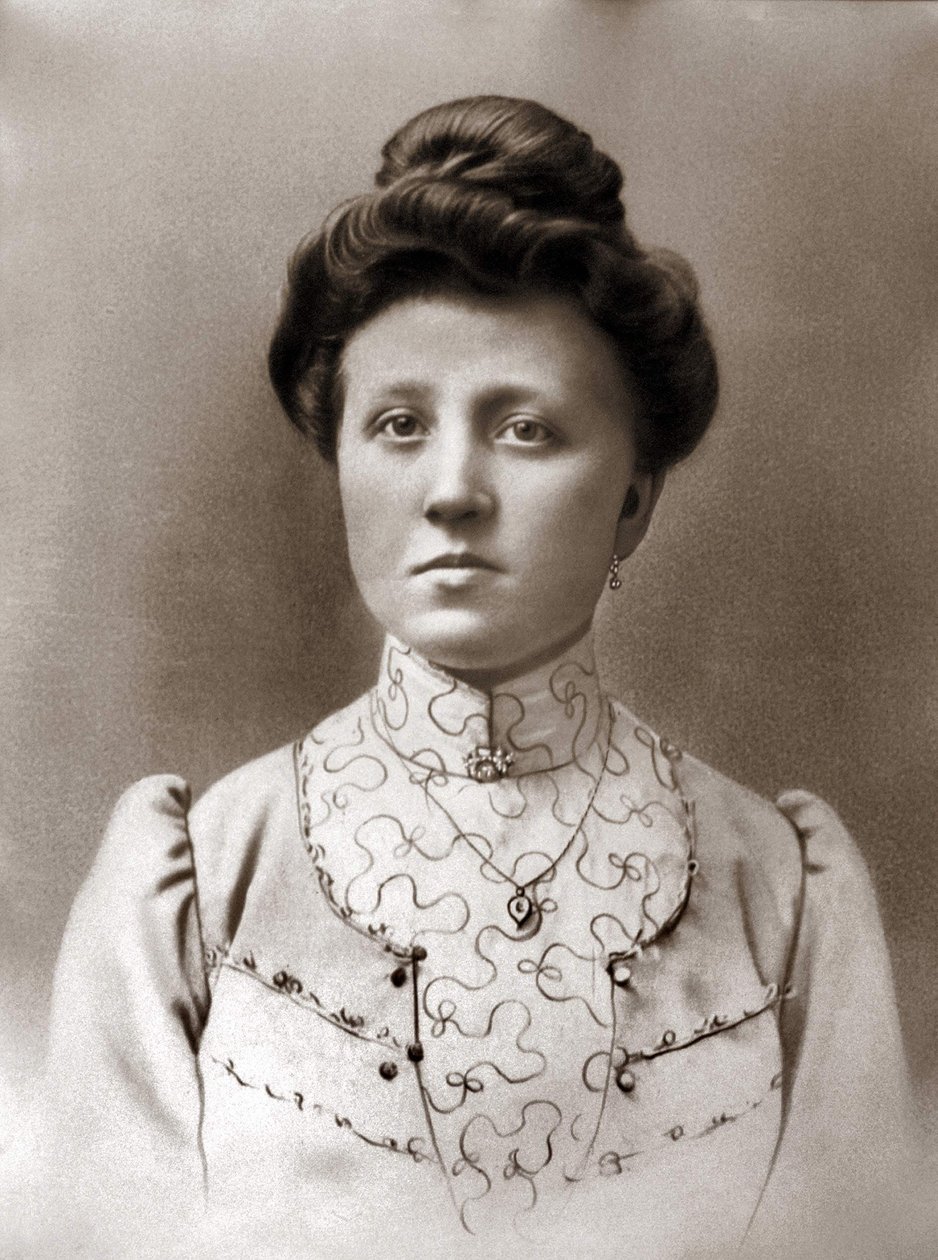 portræt af Henriette Brull, mor til George Simenon. af Unknown photographer