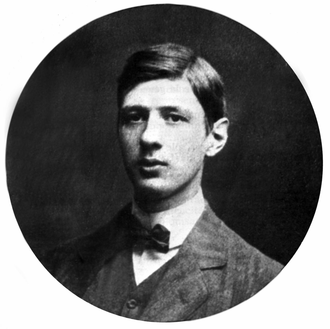 den unge Charles De Gaulle (1890-1970) som studerende i 1909 af Unknown photographer