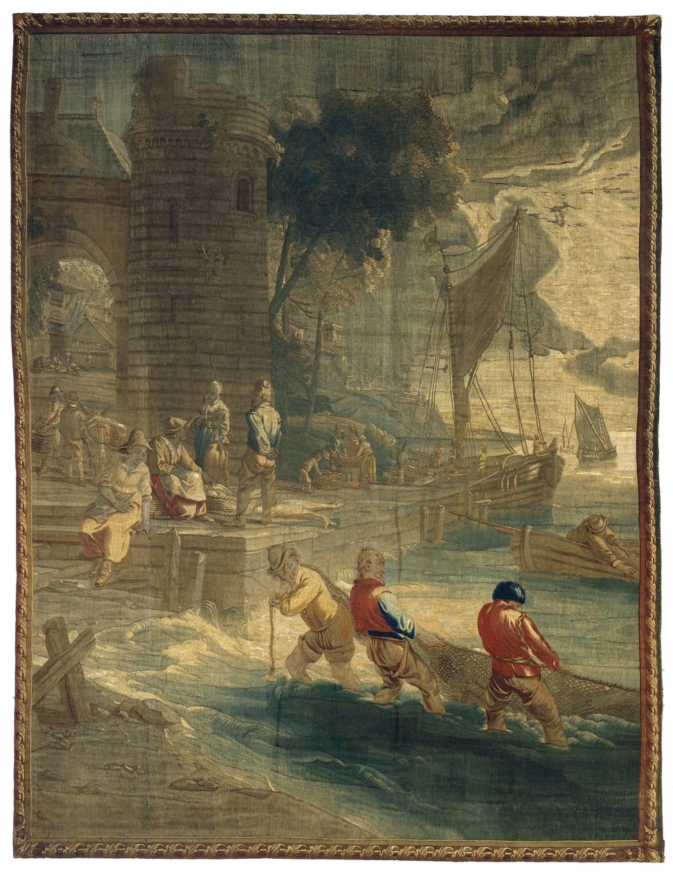 Fiskekajen Folkeliv til Teniers af Urbanus Leyniers