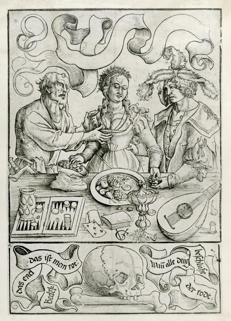 Lejesoldatkærlighed, ca. 1511 (træsnit) af Urs (1485 1528) Graf