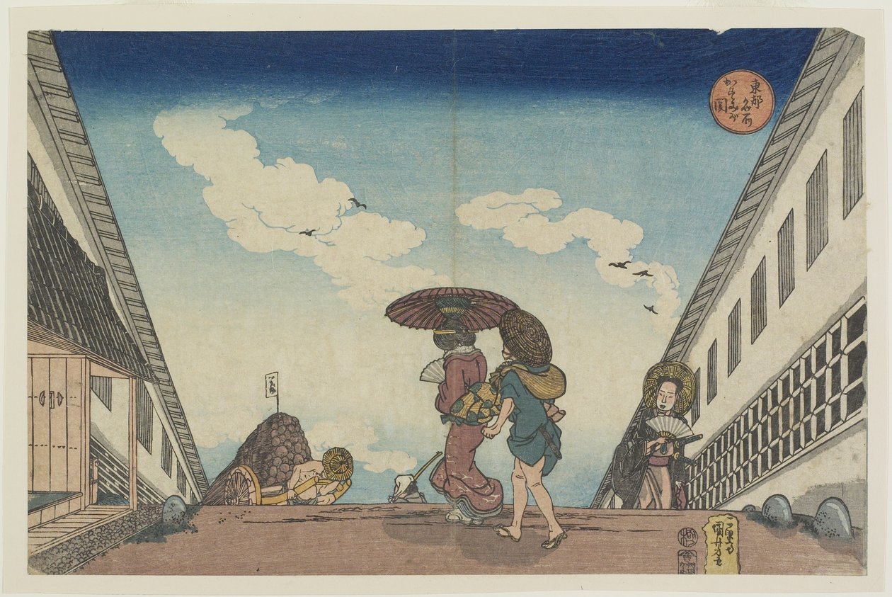 Kasumigaseki, 1830-1837 af Utagawa Kuniyoshi