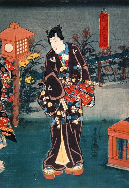 Fuldmåne: Farve planter og blomster af Utagawa Kunisada