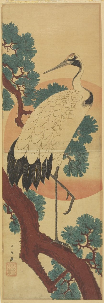 (Trane på Pine Branch) af Utagawa Hiroshige