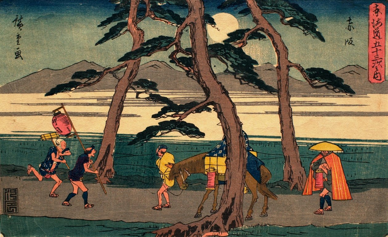 Akasaka af Utagawa Hiroshige
