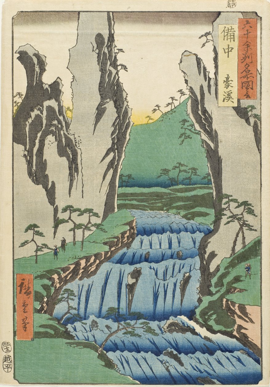 Bitchū-provinsen, Gōkei af Utagawa Hiroshige