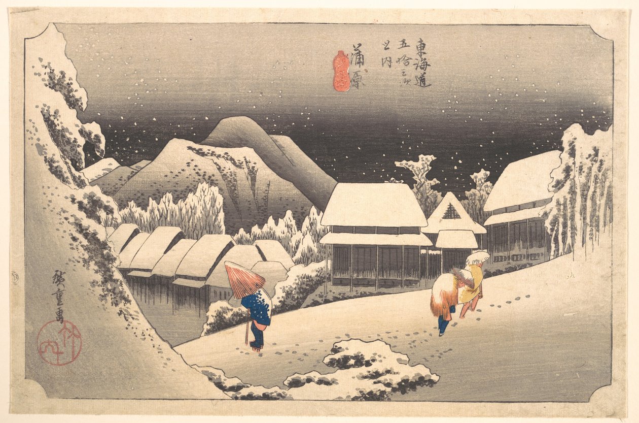 Aftensne af Utagawa Hiroshige
