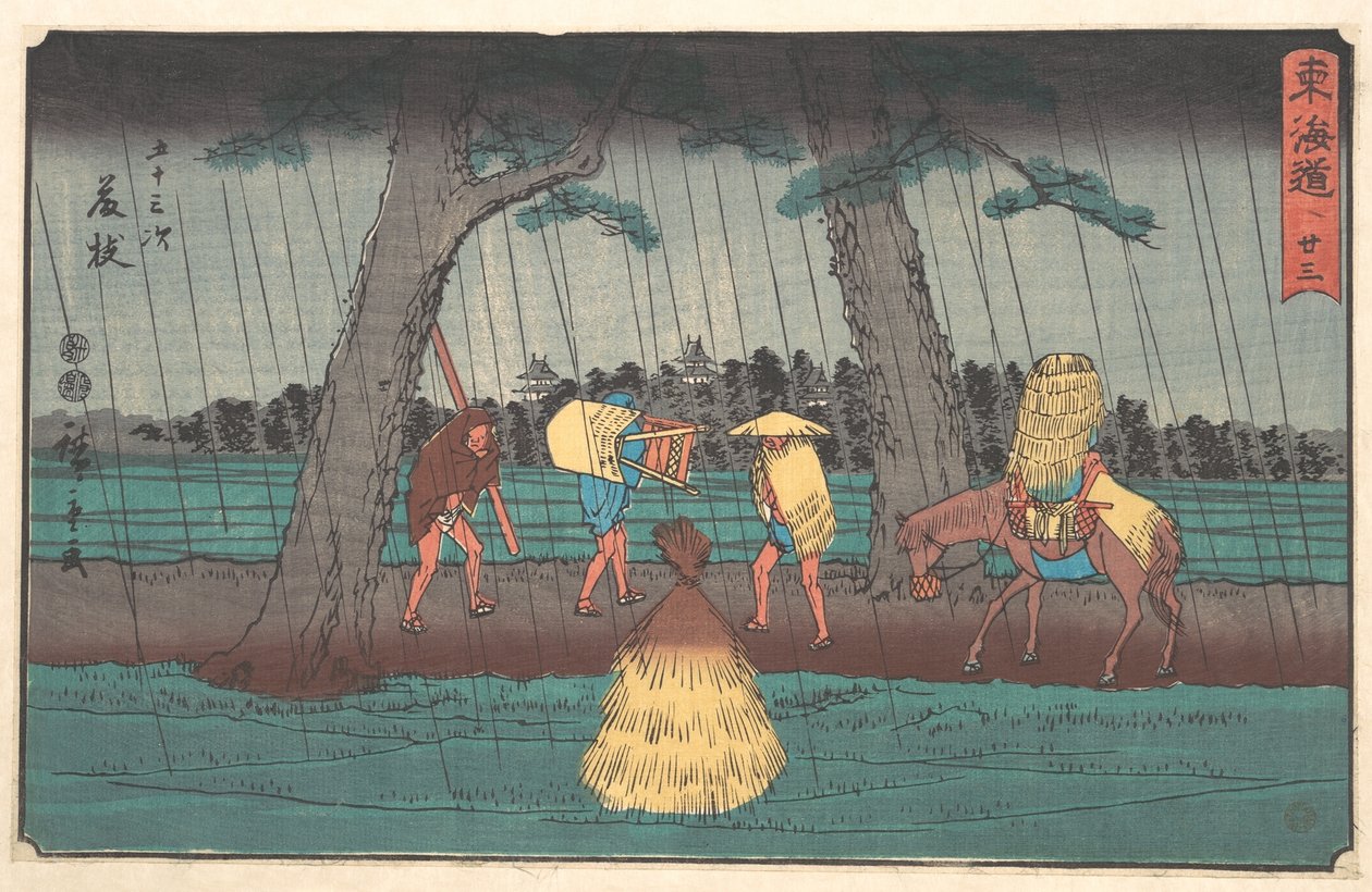 Fujieda af Utagawa Hiroshige