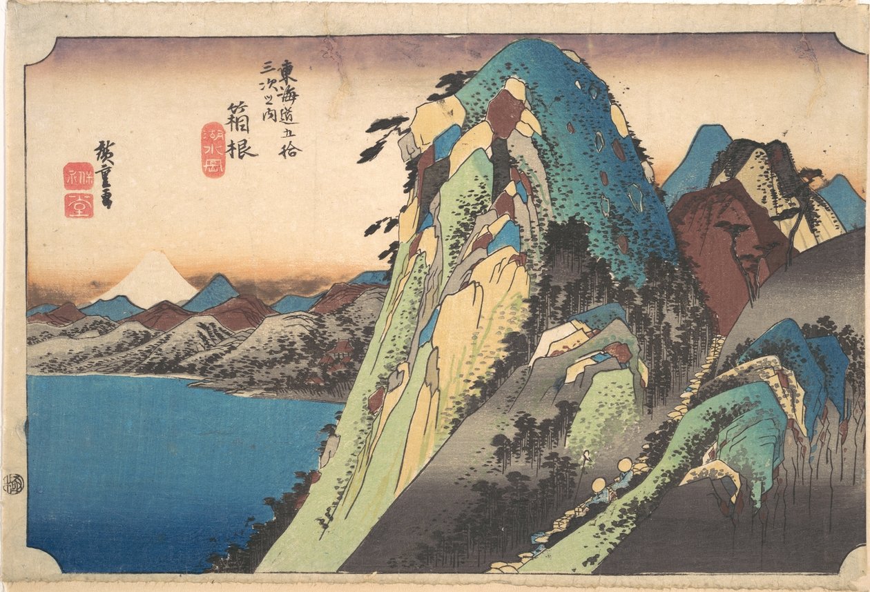 Hakone; Kosui af Utagawa Hiroshige