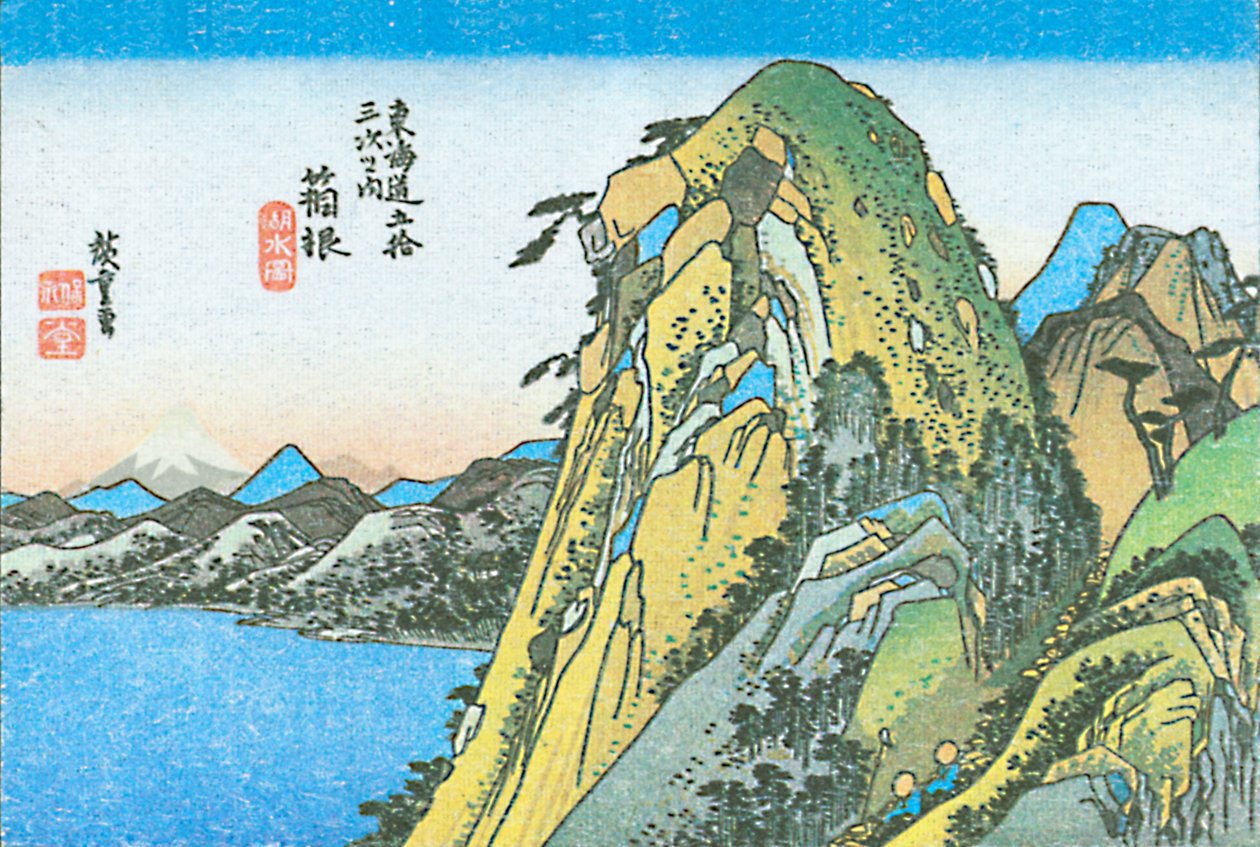Hirosh hakone af Utagawa Hiroshige