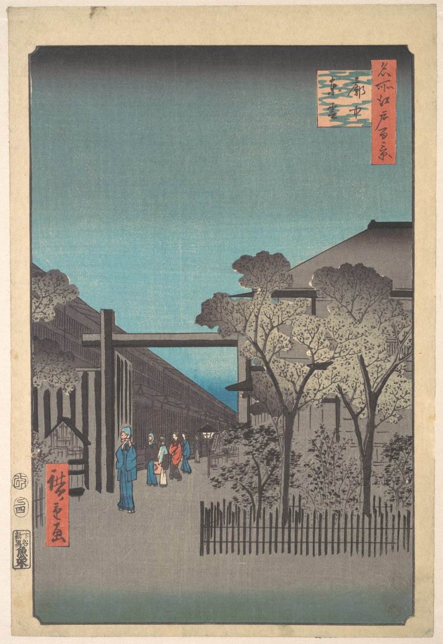 Kakuchu Shinonome af Utagawa Hiroshige