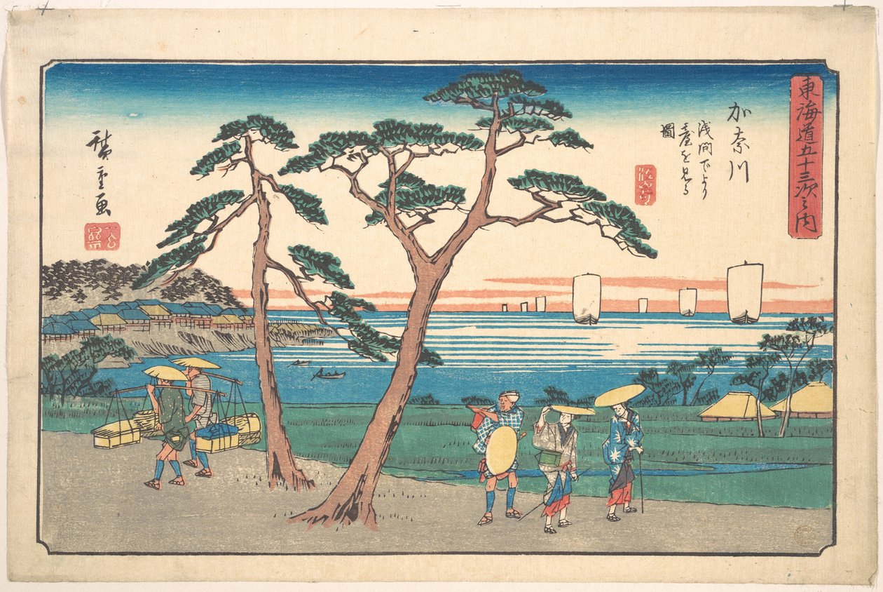 Kanazawa af Utagawa Hiroshige