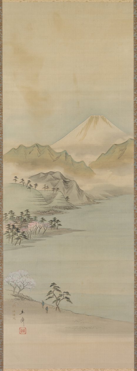 Suwa søen af Utagawa Hiroshige