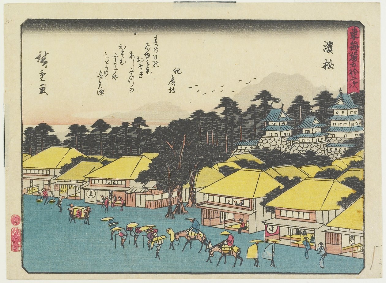 Mamamatsu, 1837-1844 af Utagawa Hiroshige