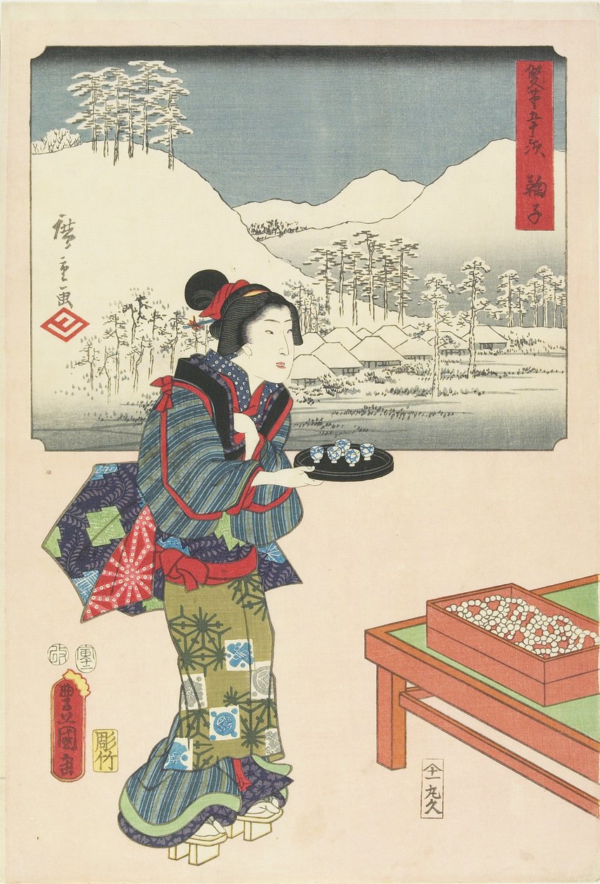 Mariko, 1. december af Utagawa Hiroshige