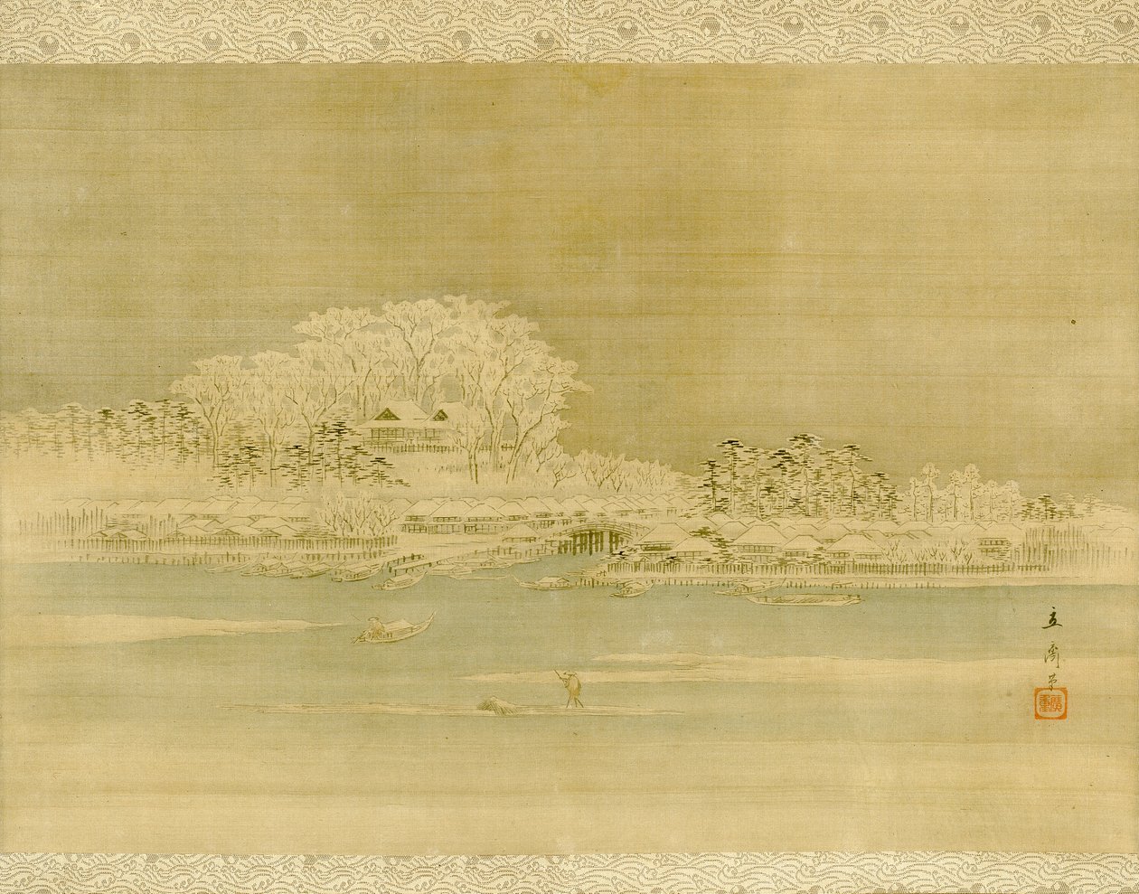 Rive Sumida af Utagawa Hiroshige