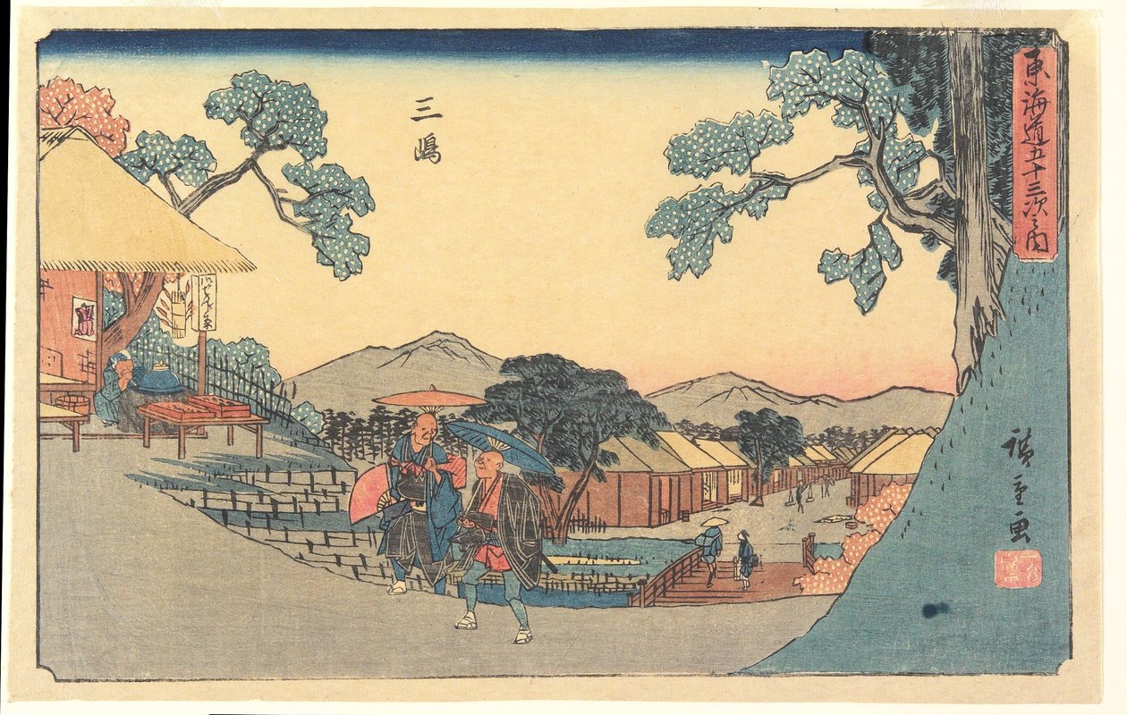 Mishima af Utagawa Hiroshige