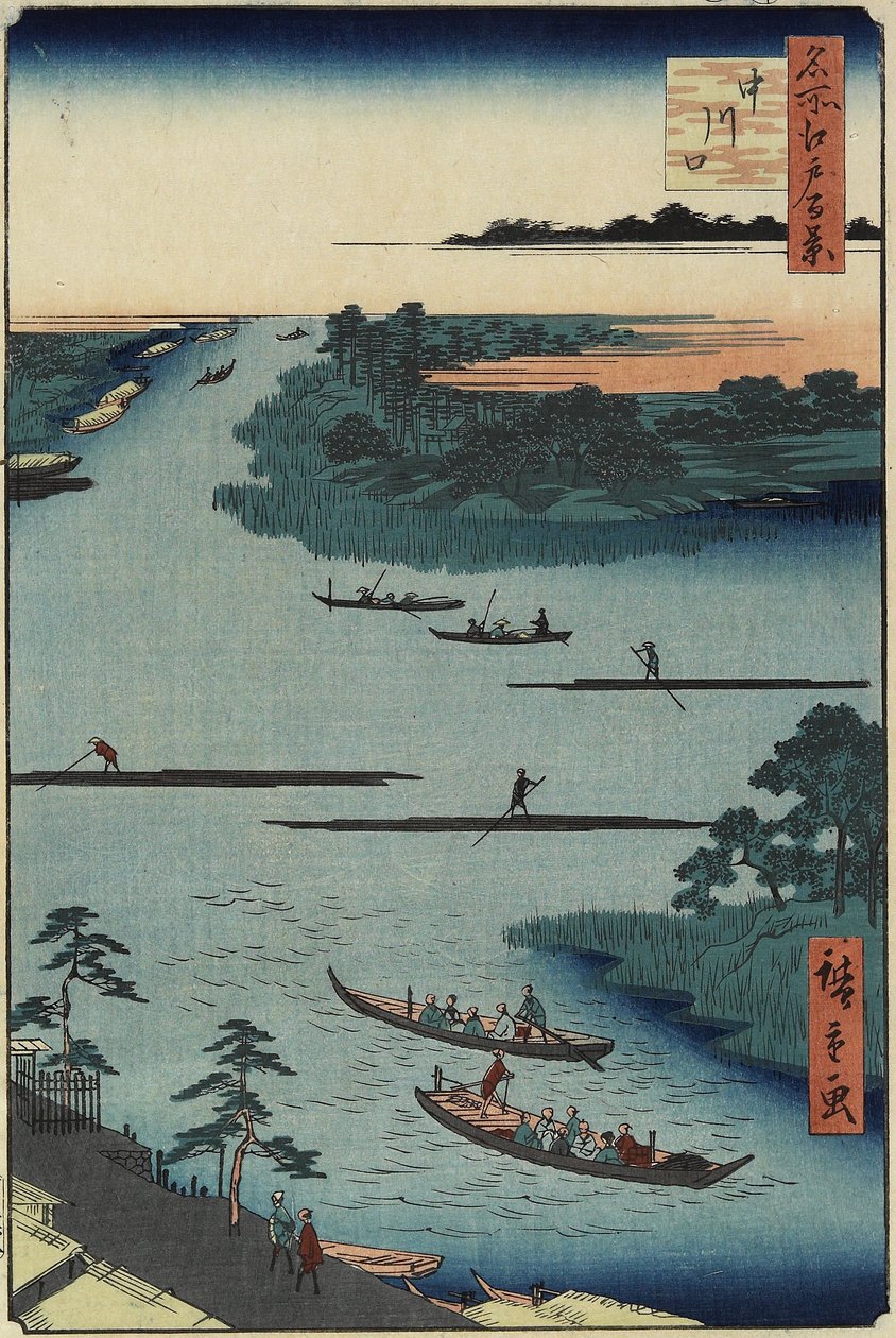 Nakagawa River Mouth, marts 1857 af Utagawa Hiroshige