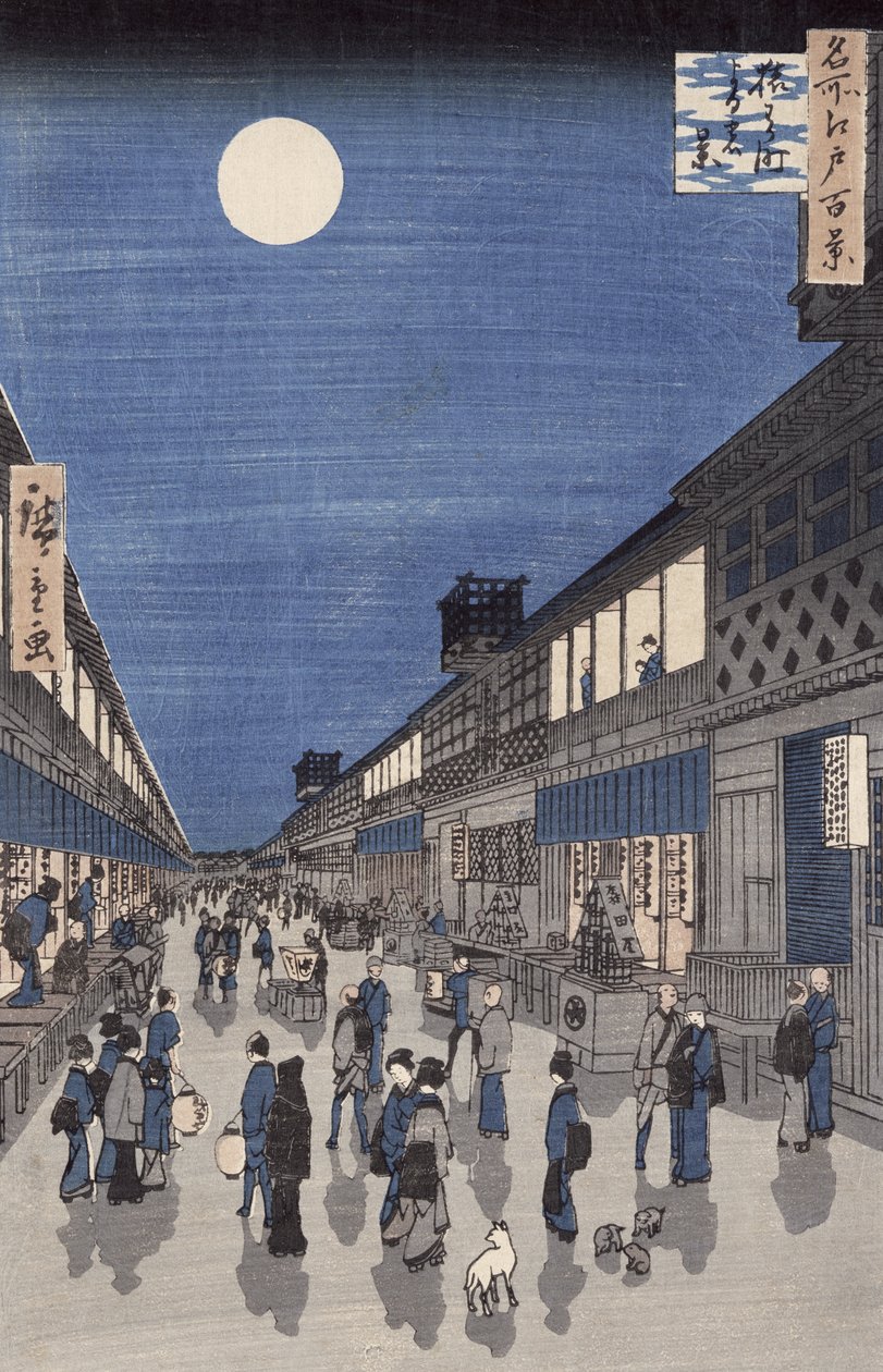 Natteudsigt over Saruwaka Street, fra 