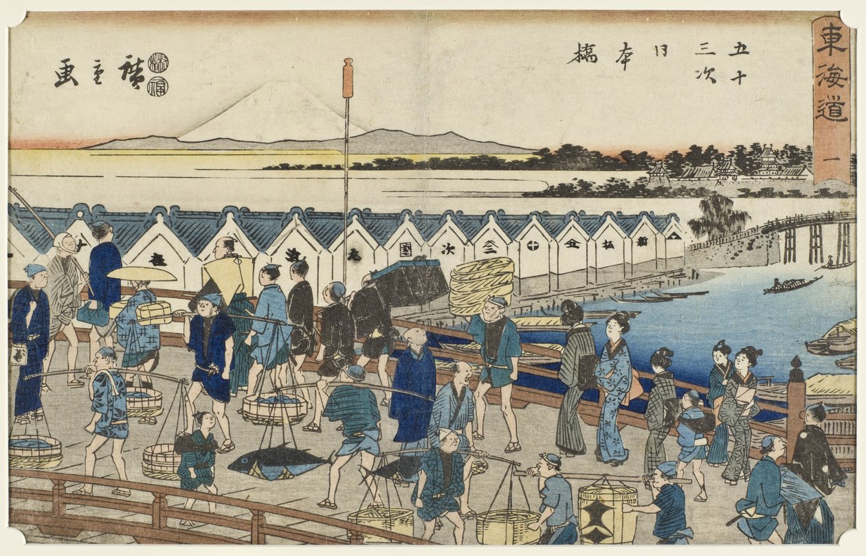 Nihonbashi af Utagawa Hiroshige