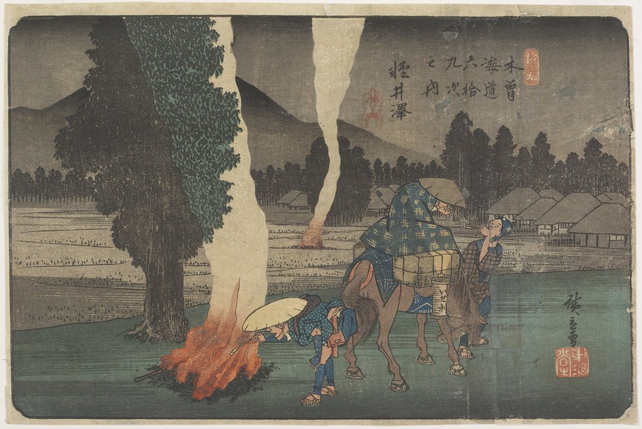 Nr.19 Karuizawa, 1830-1844 af Utagawa Hiroshige
