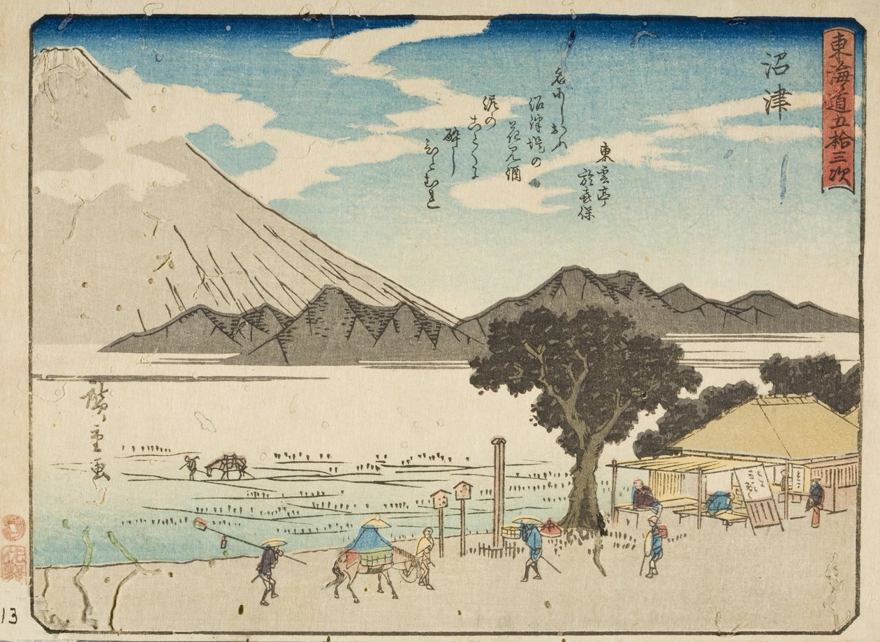 Numazu af Utagawa Hiroshige