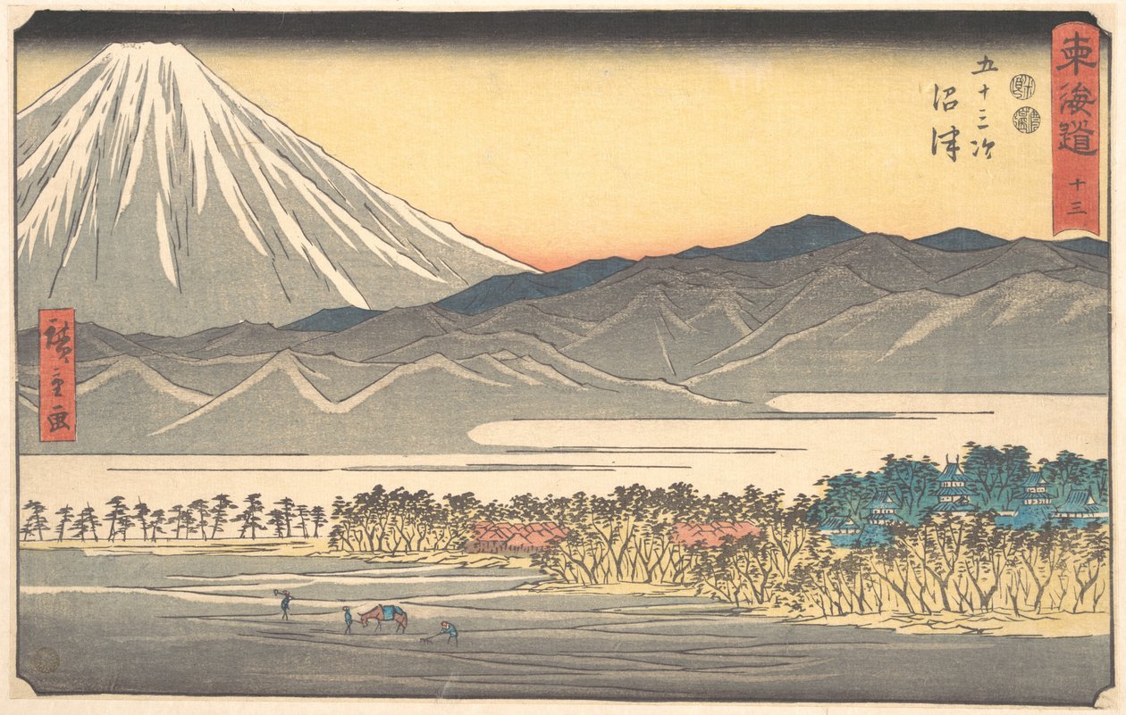 Numazu af Utagawa Hiroshige