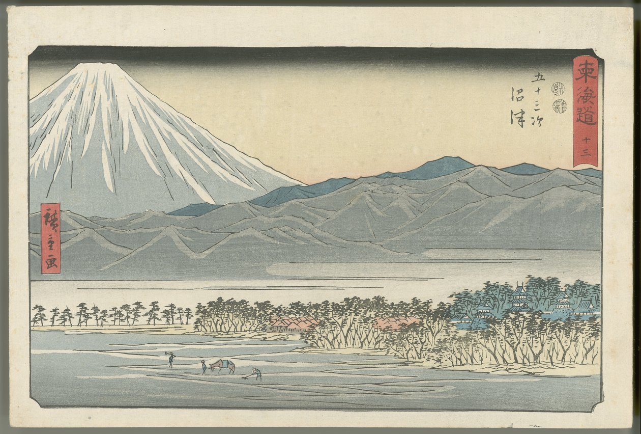 Numazu af Utagawa Hiroshige