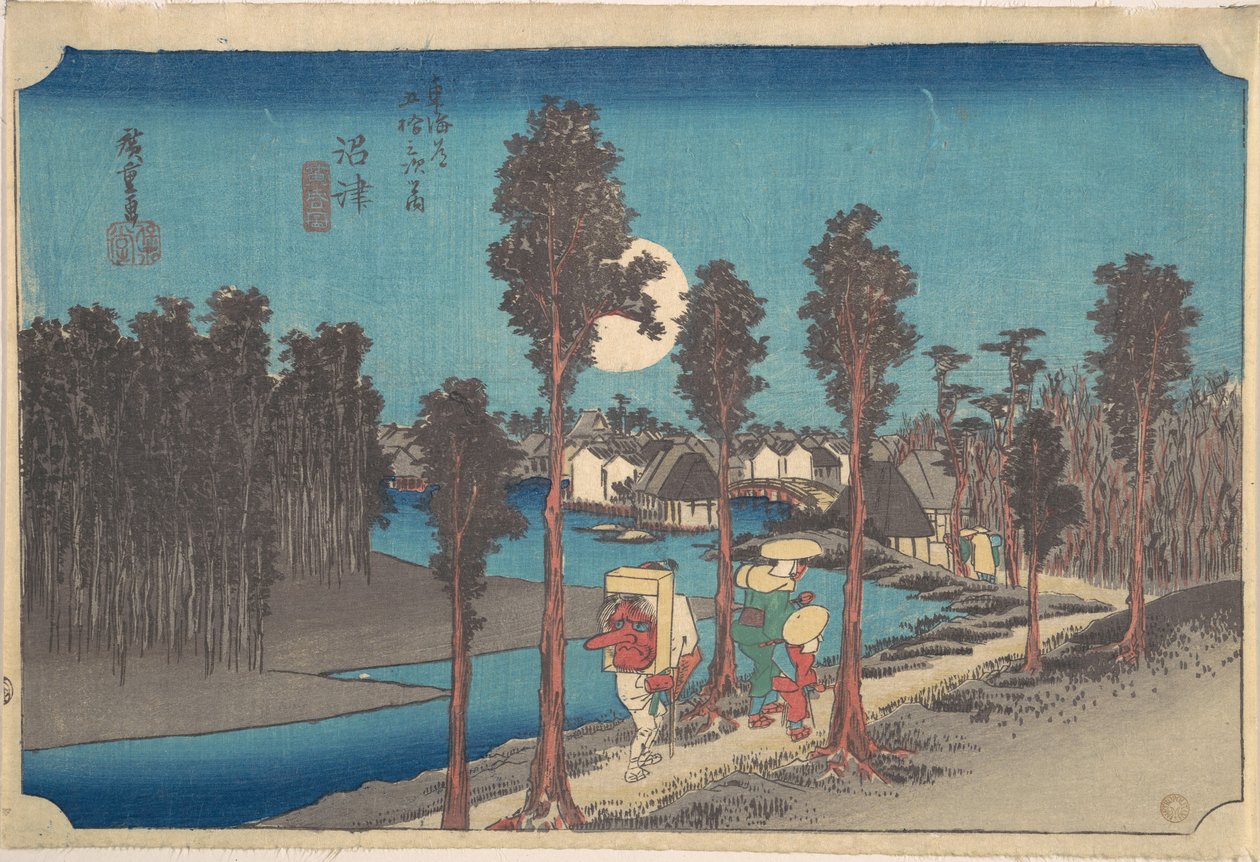Numazu Ki Kure af Utagawa Hiroshige