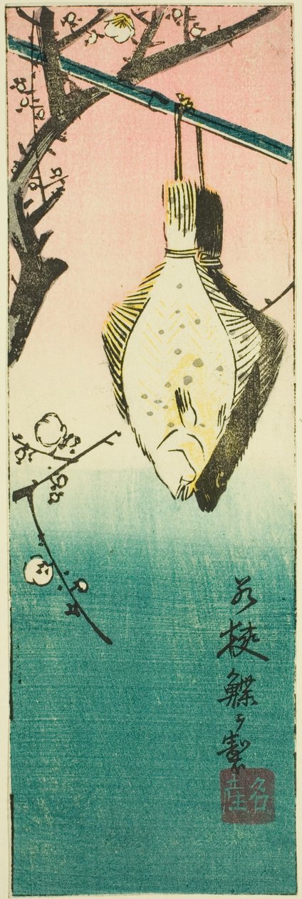 Wakasa, sektion af ark nr. 10 fra serien "Udskårne billeder af provinserne (Kunizukushi harimaze zue)" af Utagawa Hiroshige