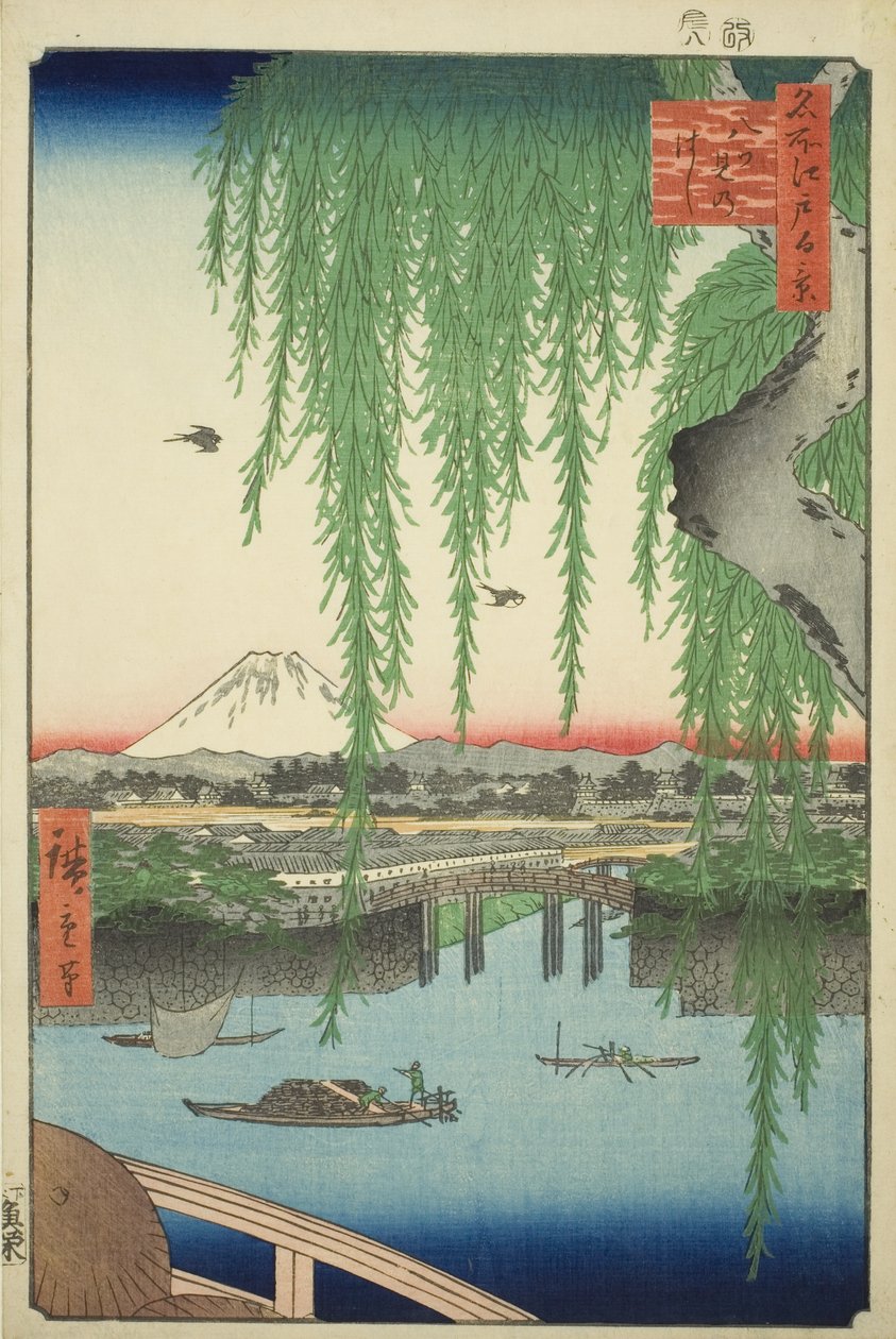 Yatsumi no Hashi, fra serien af Utagawa Hiroshige