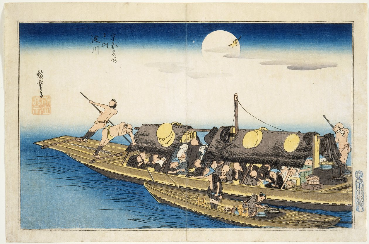 Yodo-floden af Utagawa Hiroshige