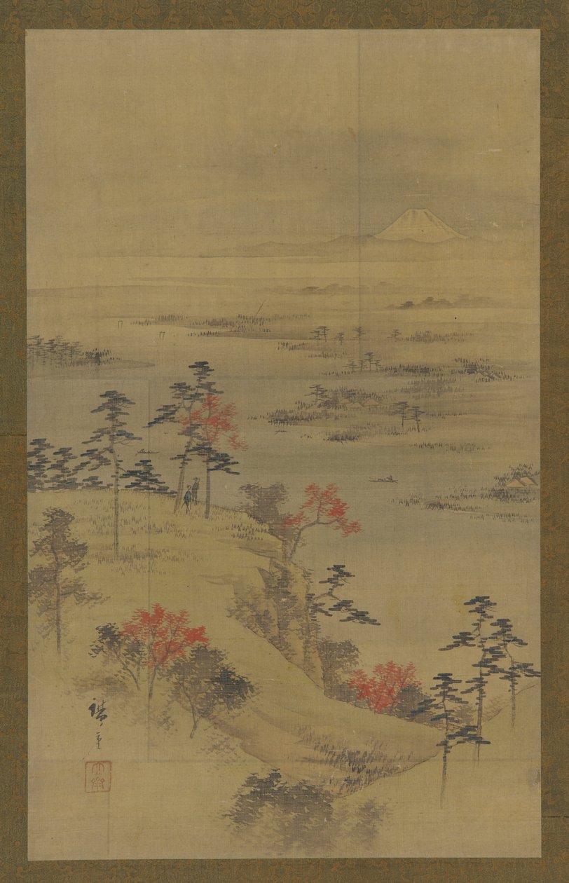 Efterårslandskab, midten af 1800-tallet. af Utagawa Hiroshige II