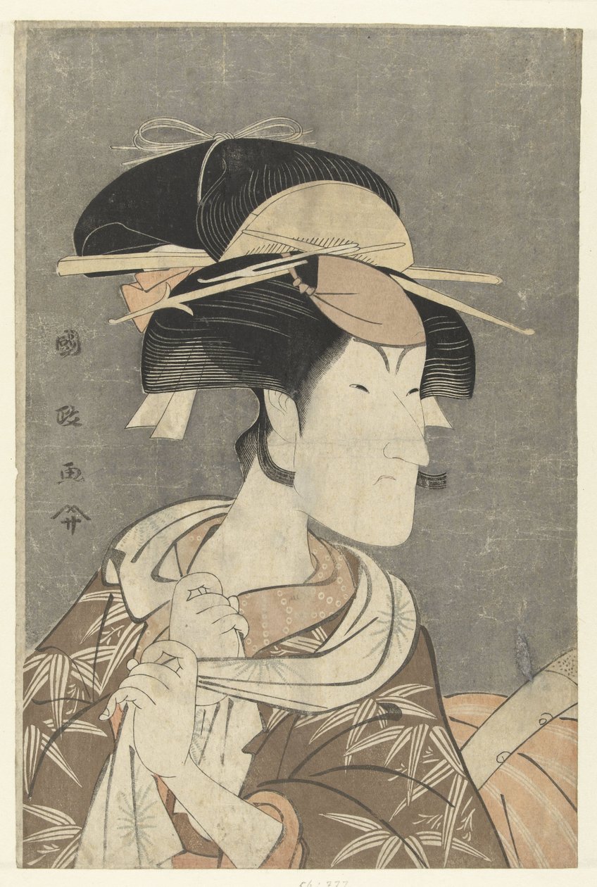 Del s Tepo RT Ret Van Nakayama Tomi Saburo af Utagawa Kunimasa