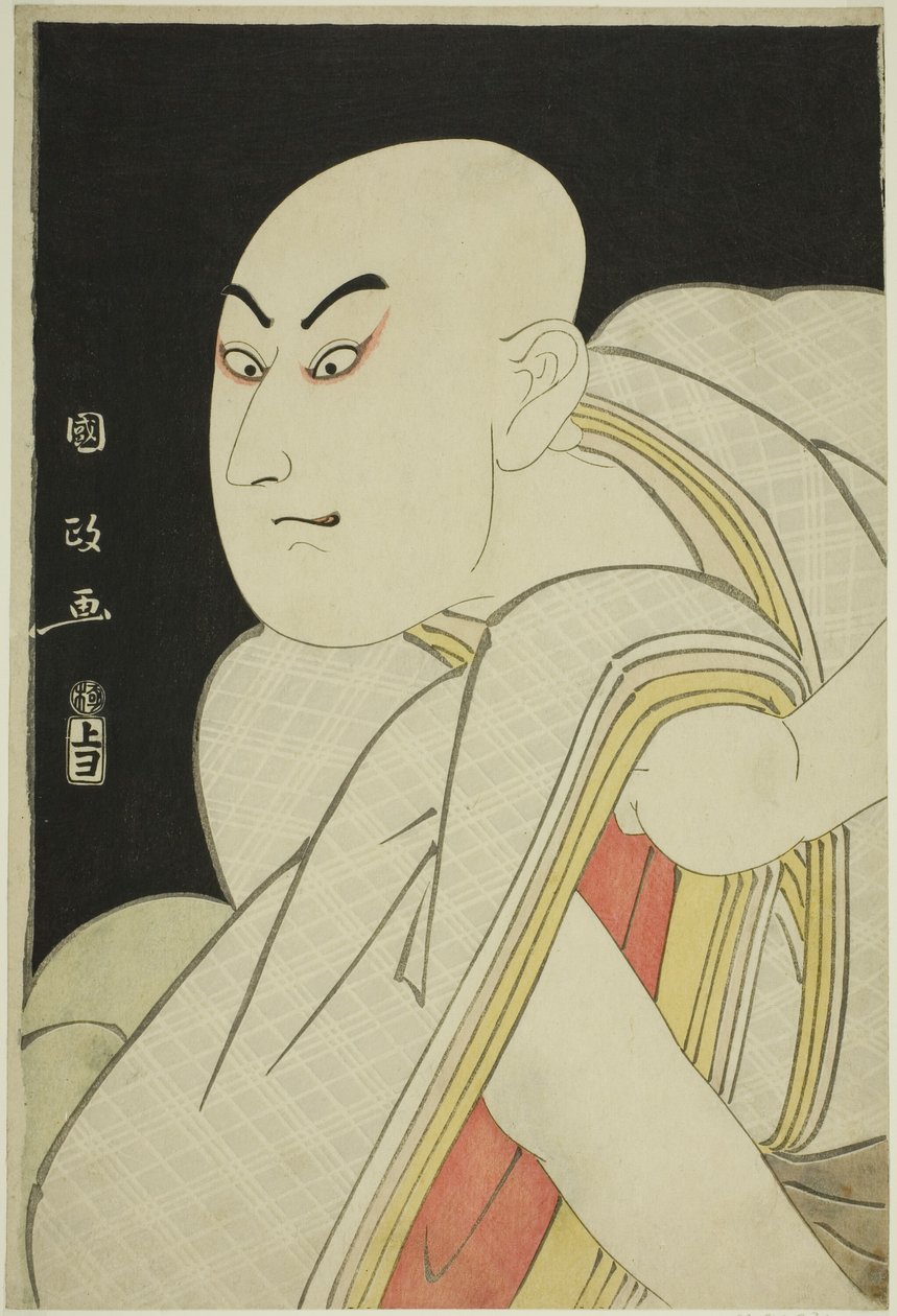 Skuespilleren Sawamura Sojuro lll som lægpræsten Kiyomori af Utagawa Kunimasa
