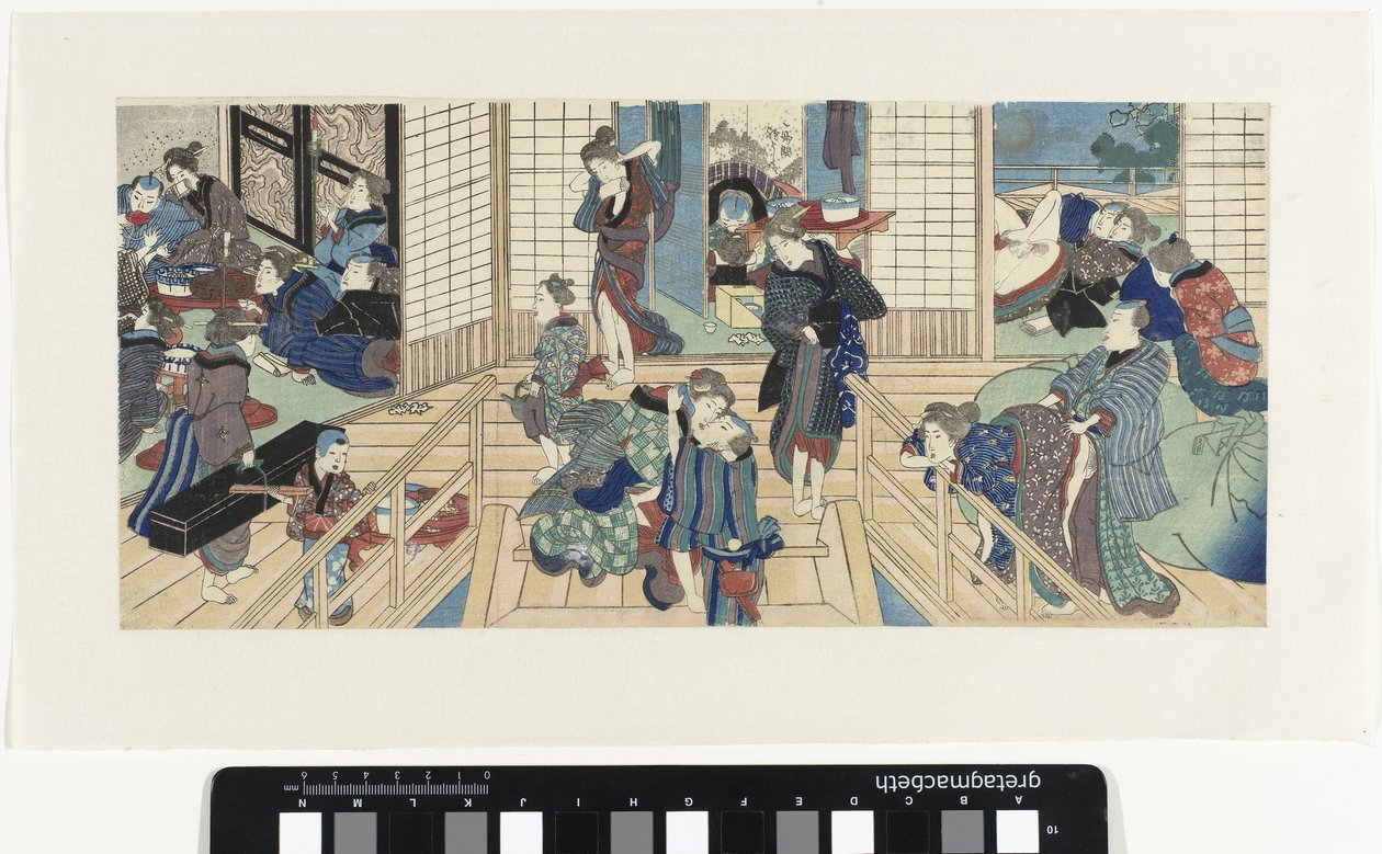 Scener på et bordel af Utagawa Kunisada (I)