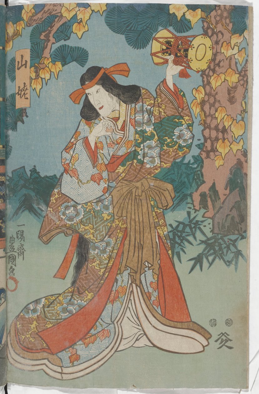 Bjergheksen af Utagawa Kunisada