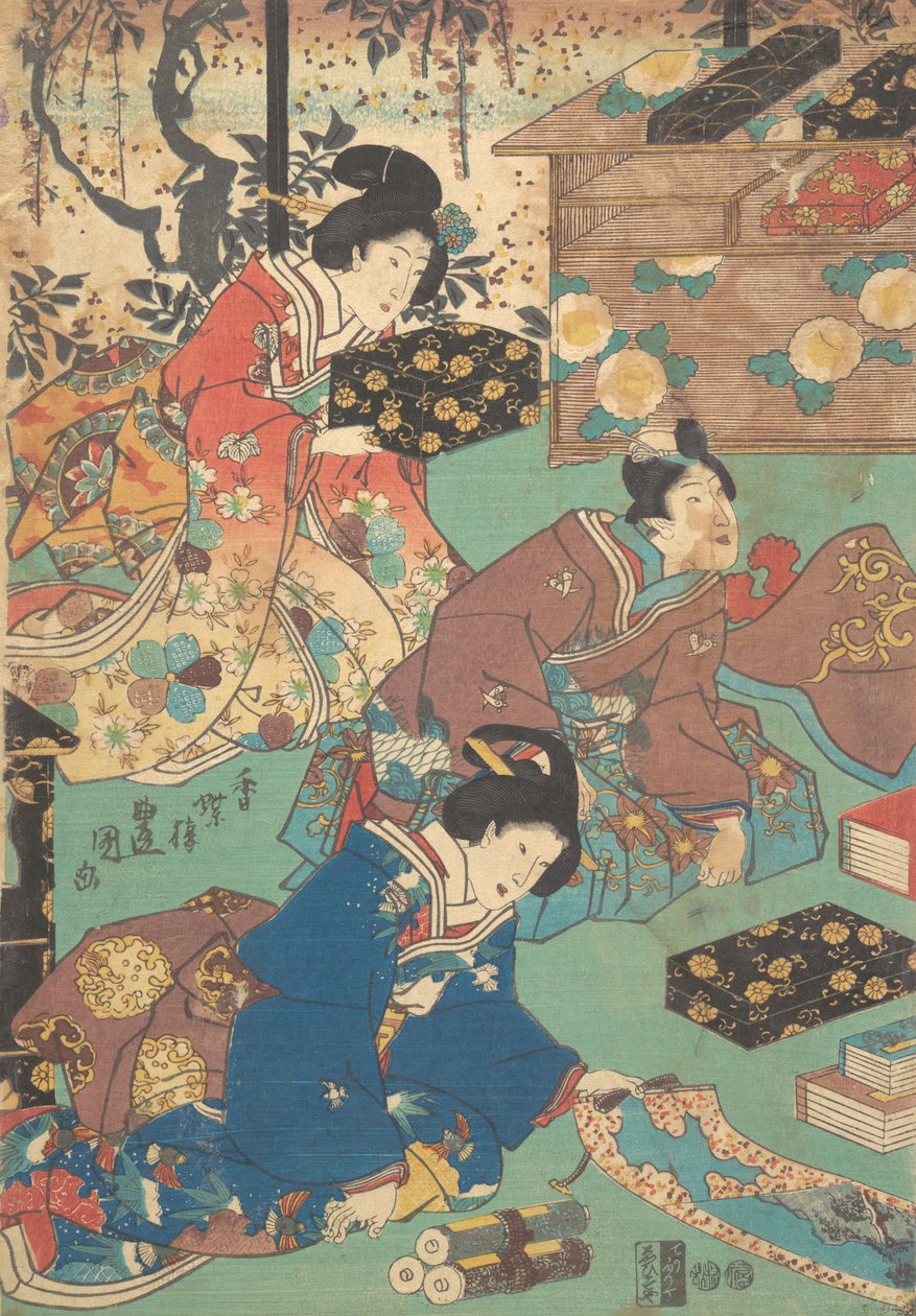 Print. af Utagawa Kunisada