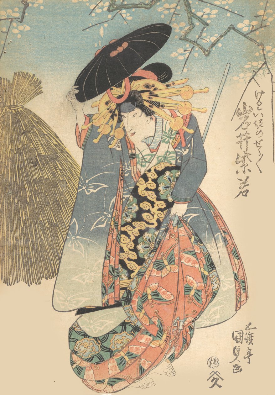 Tryk, 1800-tallet., 1800-tallet. af Utagawa Kunisada
