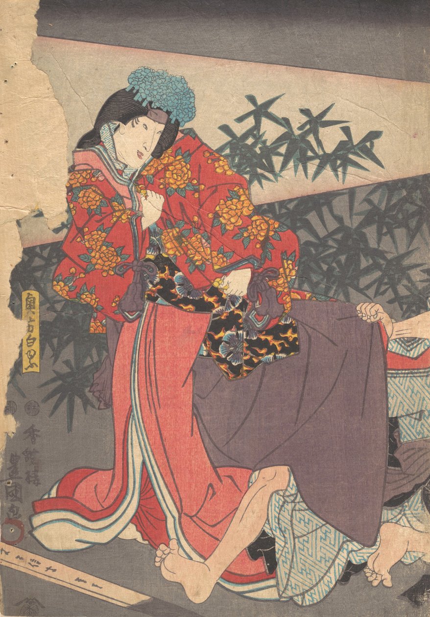 Tryk, 1800-tallet., 1800-tallet. af Utagawa Kunisada