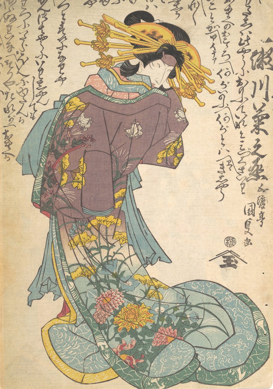 Tryk, 1800-tallet., 1800-tallet. af Utagawa Kunisada