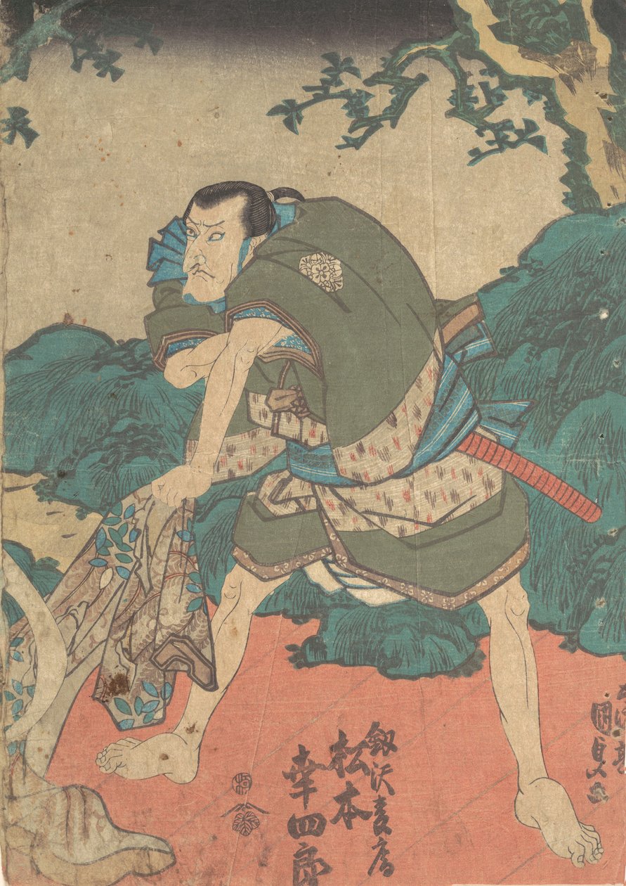 Tryk, 1800-tallet., 1800-tallet. af Utagawa Kunisada