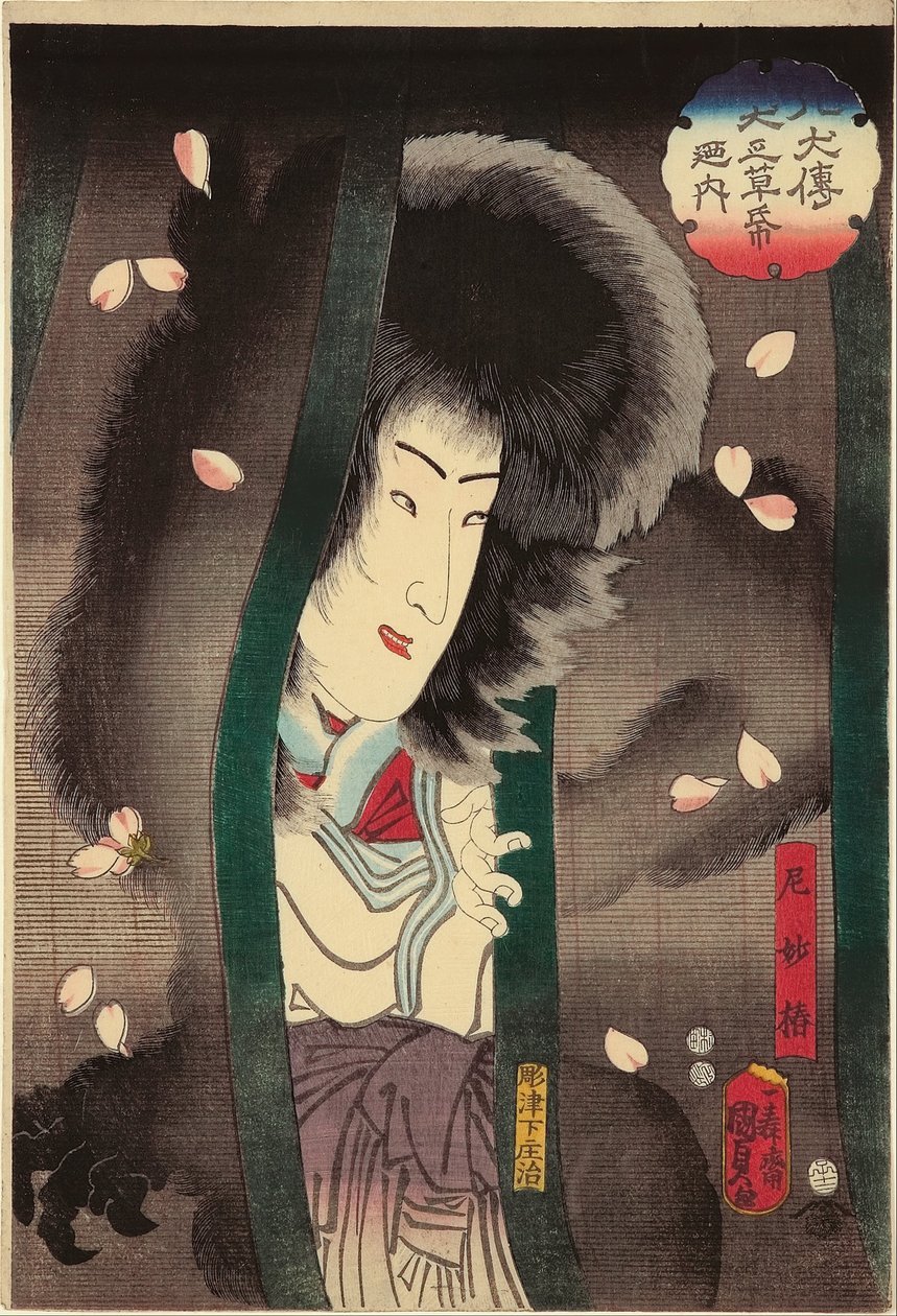 Nonnekatten (Ama Myochin) (skuespilleren Segawa Kikunojo V), XII/1852 fra serien 