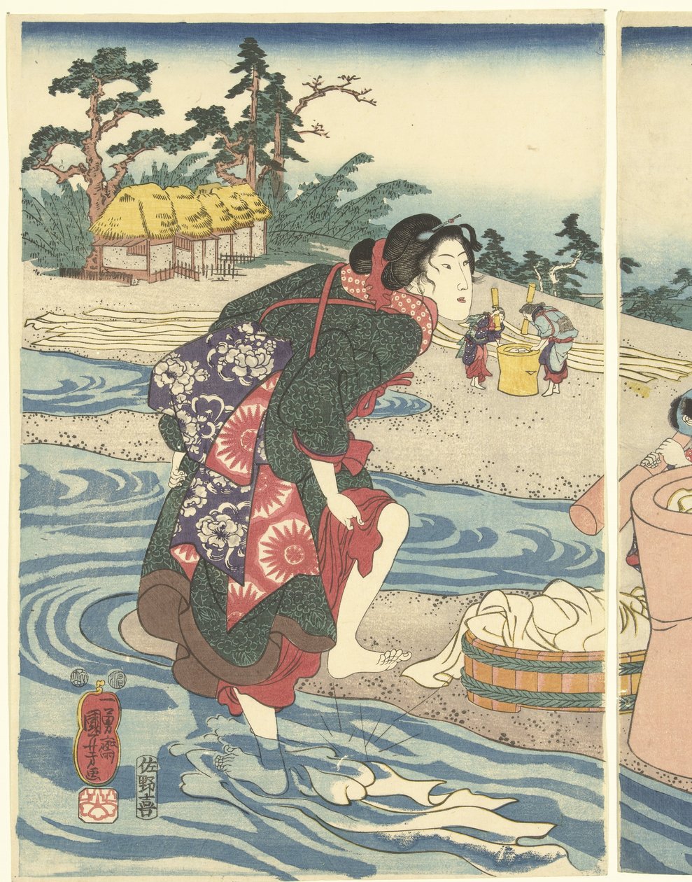 D echo suit til Mari VIE Rin pro Vinci em USA er af Utagawa Kuniyoshi