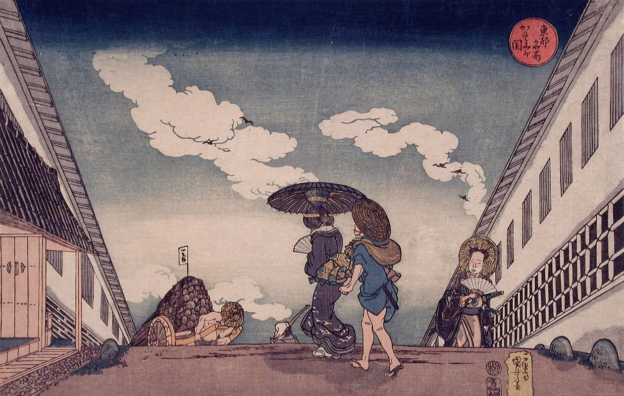 Kasumigaseki af Utagawa Kuniyoshi