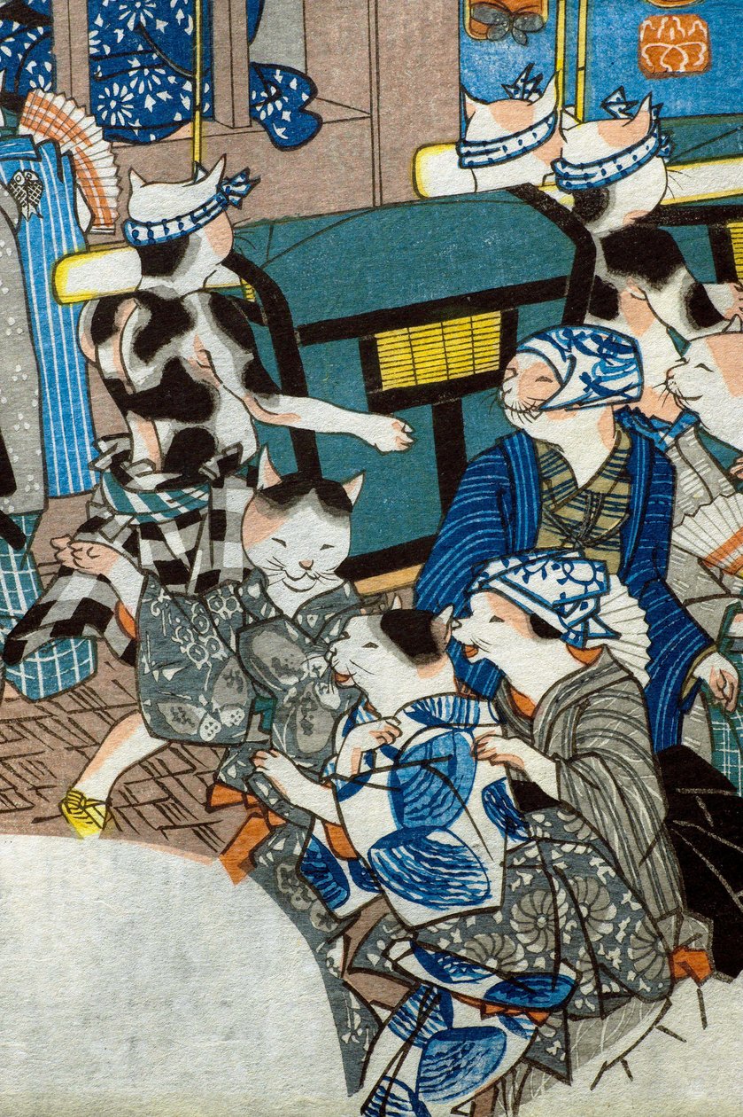 Bleg måne af Utagawa Kuniyoshi
