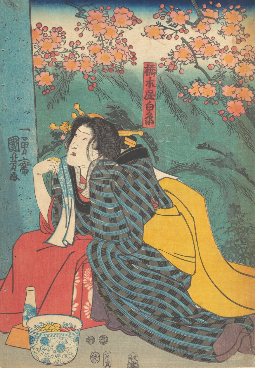 Tryk, 1800-tallet. af Utagawa Kuniyoshi
