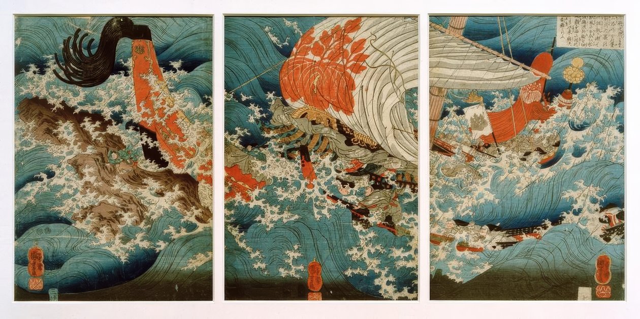 Yojibeis offer af Utagawa Kuniyoshi