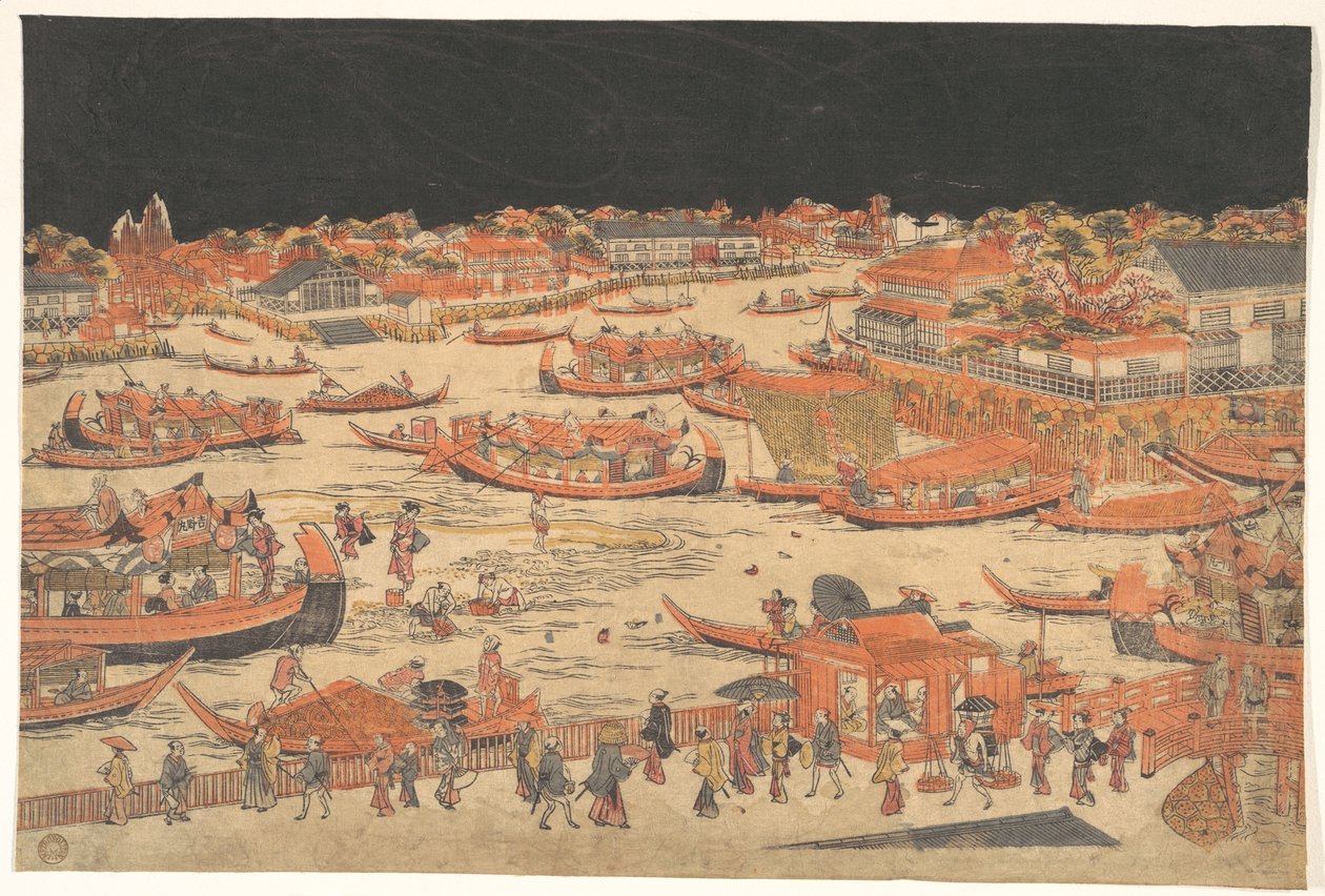 Kawabiraki af Utagawa Toyoharu